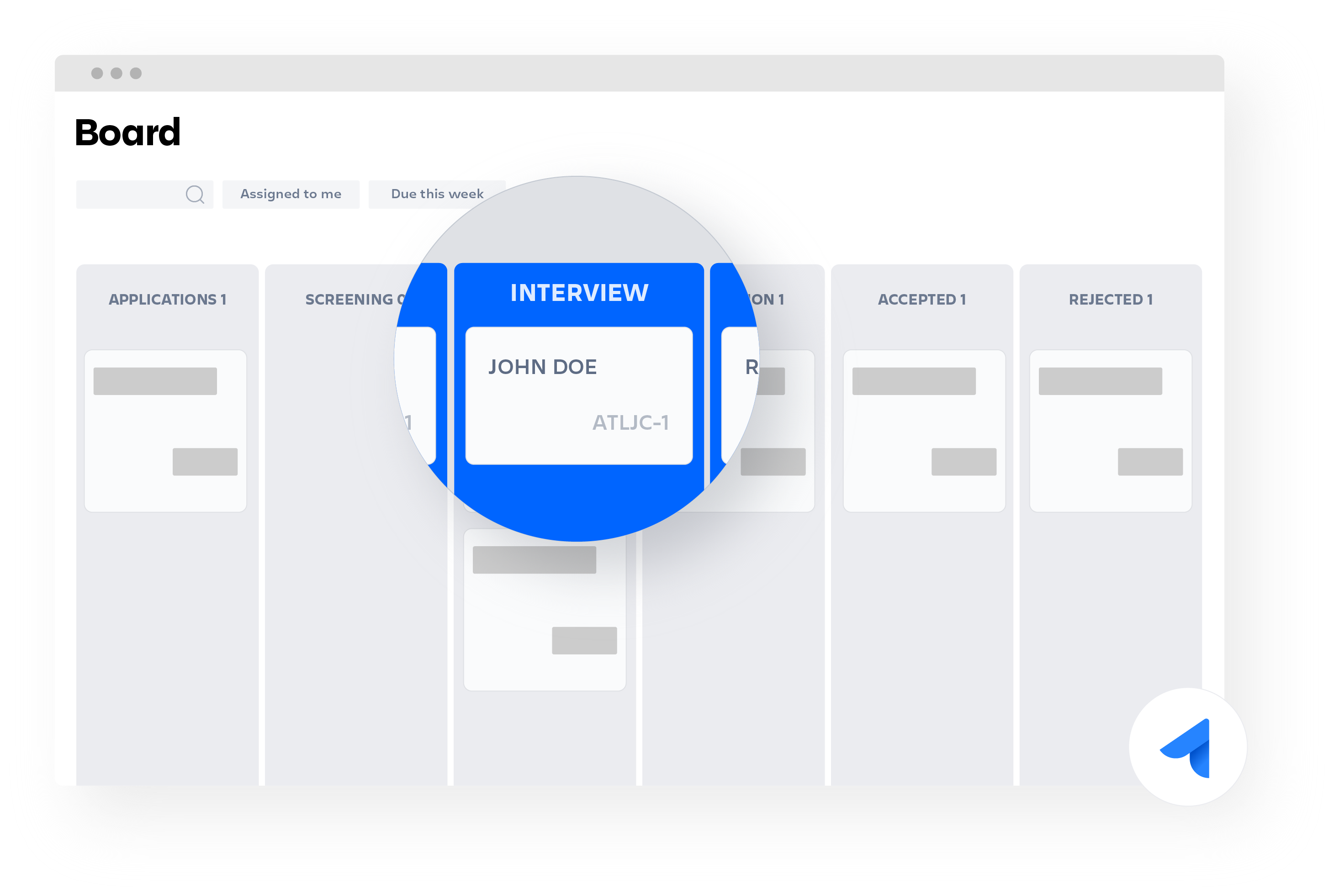 Jira Core tábla Interjúsávval